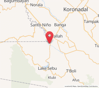 Map of Colongulo, Soccsksargen
