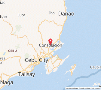 Map of Consolacion, Central Visayas