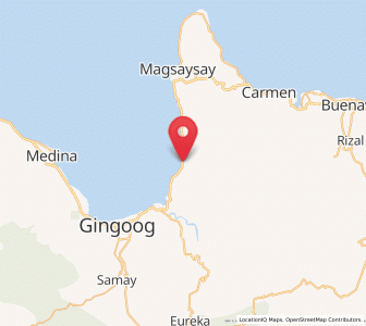 Map of Consuelo, Northern Mindanao
