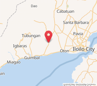 Map of Cordova, Western Visayas