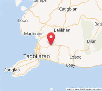 Map of Corella, Central Visayas