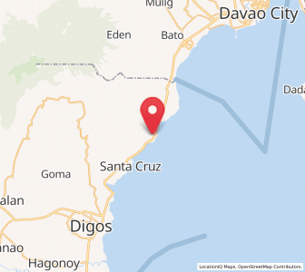 Map of Coronon, Davao
