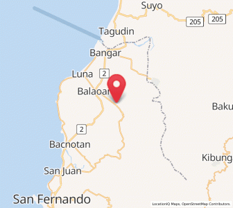 Map of Corrooy, Ilocos