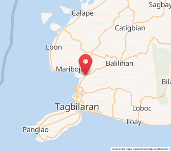 Map of Cortes, Central Visayas
