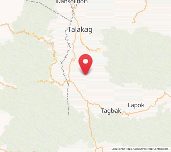 Map of Cosina, Northern Mindanao