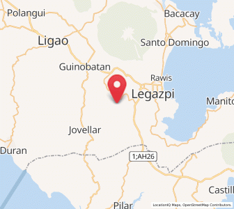 Map of Cotmon, Bicol