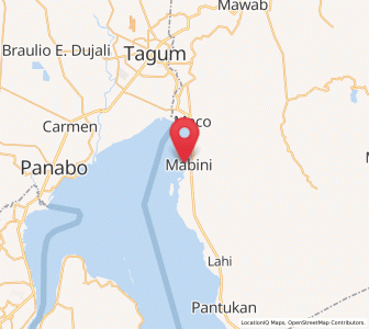 Map of Cuambog, Davao