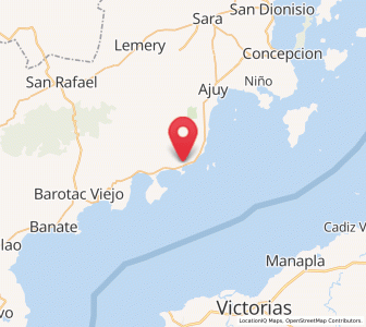Map of Culasi, Western Visayas