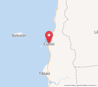 Map of Culasi, Western Visayas