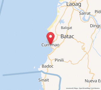 Map of Currimao, Ilocos