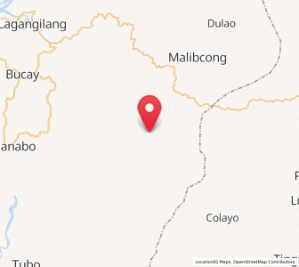 Map of Daguioman, Cordillera