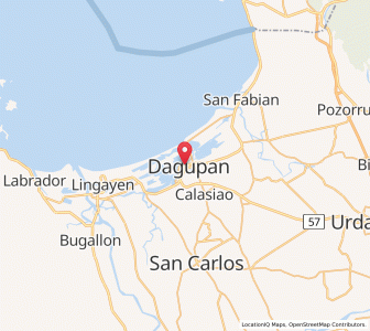 Map of Dagupan, Ilocos