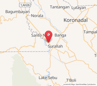 Map of Dahay, Soccsksargen