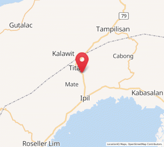 Map of Dalangin, Zamboanga Peninsula