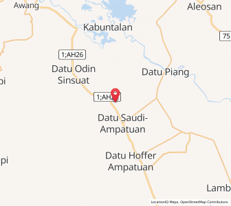 Map of Dalican, Autonomous Region in Muslim Mindanao