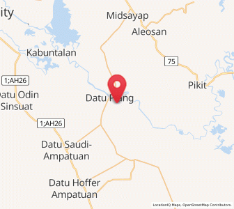 Map of Damabalas, Autonomous Region in Muslim Mindanao