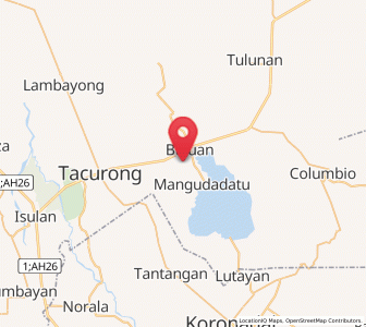 Map of Damawato, Soccsksargen