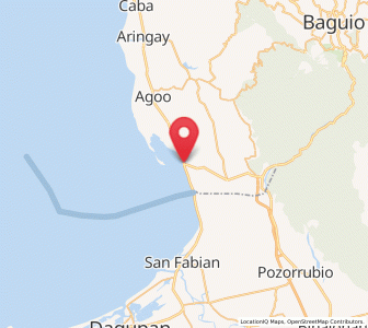 Map of Damortis, Ilocos