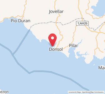 Map of Dangcalan, Bicol