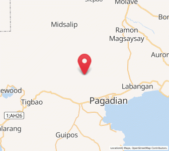 Map of Danlugan, Zamboanga Peninsula