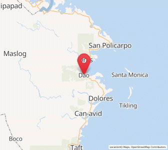 Map of Dao, Eastern Visayas