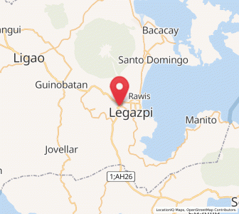 Map of Daraga, Bicol