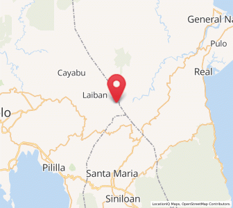 Map of Daraitan, Calabarzon