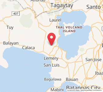 Map of Dayapan, Calabarzon