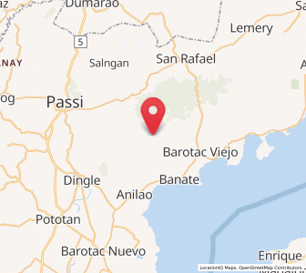 Map of De la Paz, Western Visayas
