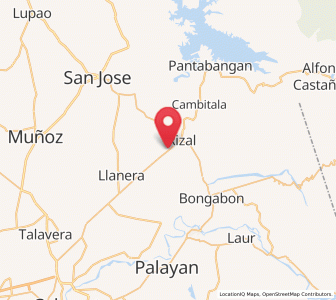 Map of Del Pilar, Central Luzon