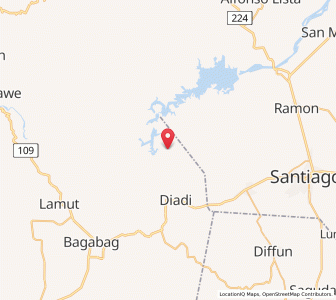 Map of Diadi, Cagayan Valley