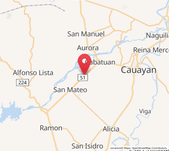 Map of Diamantina, Cagayan Valley