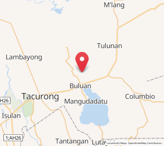 Map of Digal, Autonomous Region in Muslim Mindanao