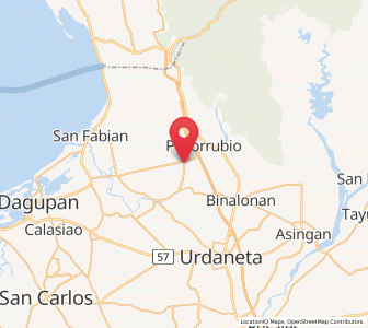 Map of Dilan, Ilocos