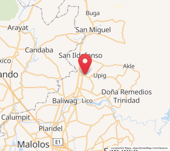 Map of Diliman Primero, Central Luzon