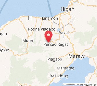 Map of Dimayon, Northern Mindanao