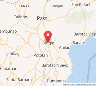 Map of Dingle, Western Visayas