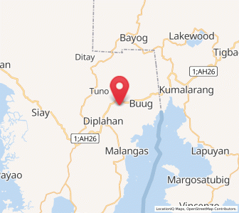 Map of Diplahan, Zamboanga Peninsula
