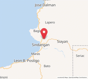 Map of Disod, Zamboanga Peninsula