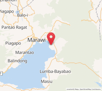 Map of Ditsaan, Autonomous Region in Muslim Mindanao