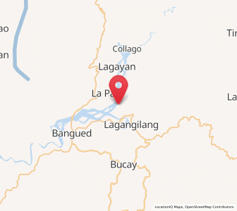 Map of Dolores, Cordillera