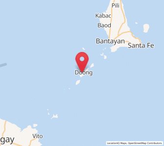 Map of Doong, Central Visayas