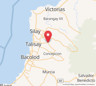 Map of Dos Hermanas, Western Visayas