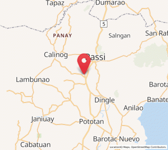 Map of Dueñas, Western Visayas