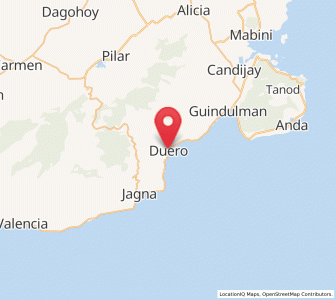 Map of Duero, Central Visayas