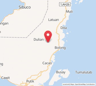 Map of Dulian, Zamboanga Peninsula