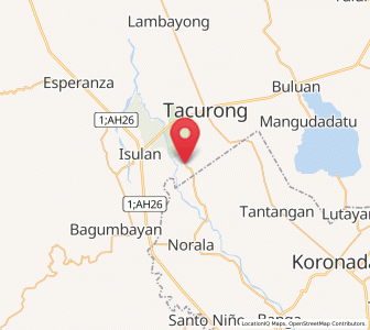 Map of Dumaguil, Soccsksargen