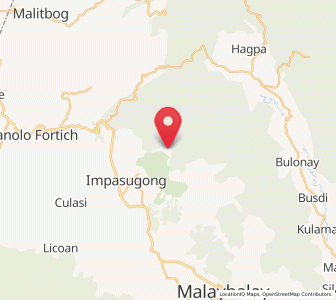 Map of Dumalaguing, Northern Mindanao