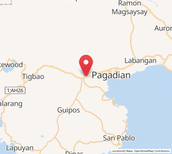 Map of Dumalinao, Zamboanga Peninsula
