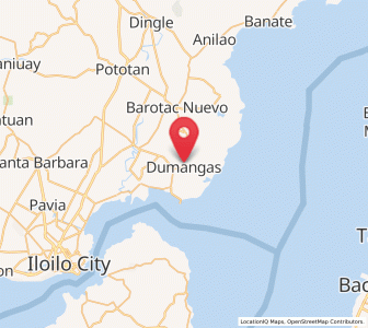 Map of Dumangas, Western Visayas